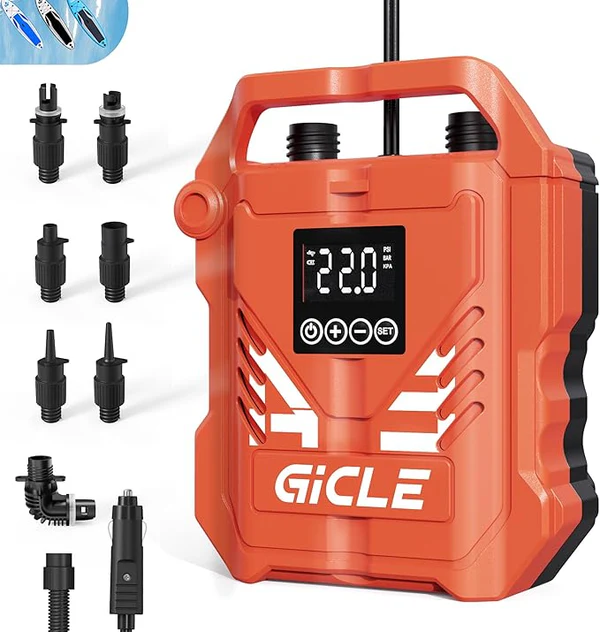 ELECTRIC SUP PUMP - 22PSI HIGH PRESSURE PADDLEBOARD PUMP