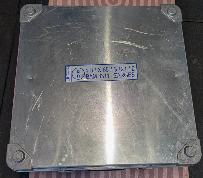 ZARGES BATTERY CASE FOR LIFT FOILS BATTERIES
